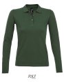 Dames Polo Sols Long-Sleeve Perfect Bottle Green